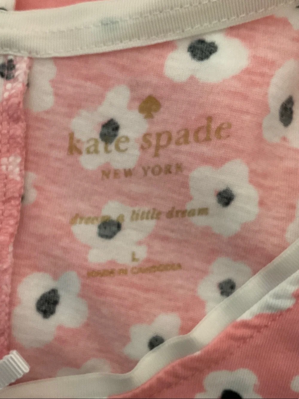 Kate Spade Dream A‎ Little Dream Nightie Size L